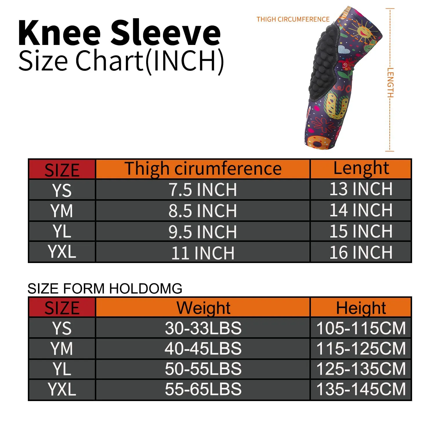 Crash Pad Youth Children Basketball Knee Sleeves, Elbow Pads, Anti-Collision Long-Legged Knee Pads, Volleyball Football Bicycle Wrestling Protective Gear, Boys, Girls, 4-12Years, Joint Protection,
