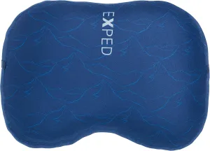 DeepSleep Pillow | Soft & Super Plush Camping Pillow | Ergonomic Pillow | Soft Camping Pillow, Blue Mountain Print, Medium