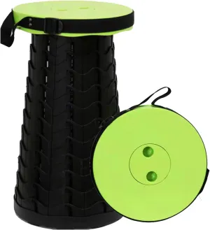 Deer's Life Collapsible Stools for Adults, Round Pop Up Stool,Max 397lbs, Portable Folding Stools Seat, Camp Stool, Outdoor Small Sitting Stool, Telescopic Stool, Foldable Stool