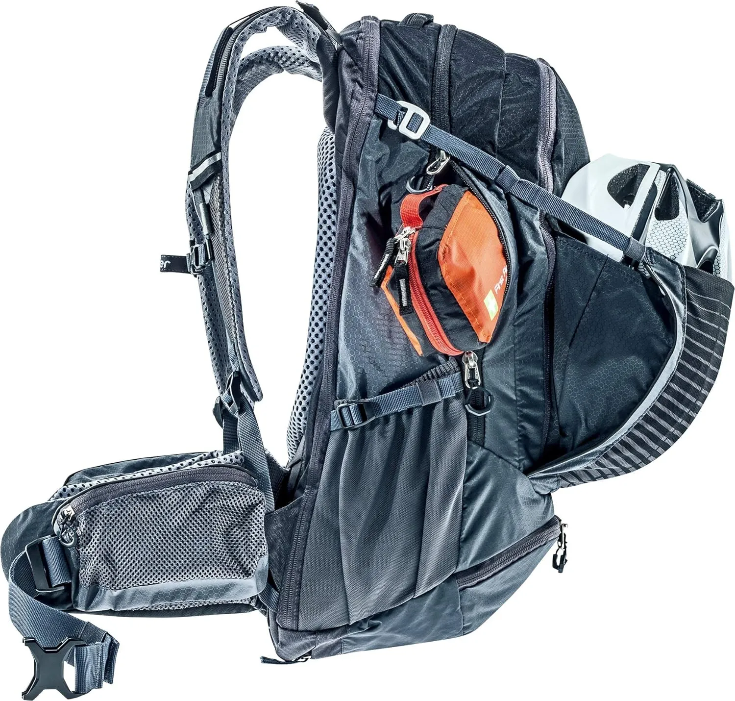 Deuter Unisex – Adult's Trans Alpine Pro 28 Bicycle Backpack, Black (Black Graphite), 28l