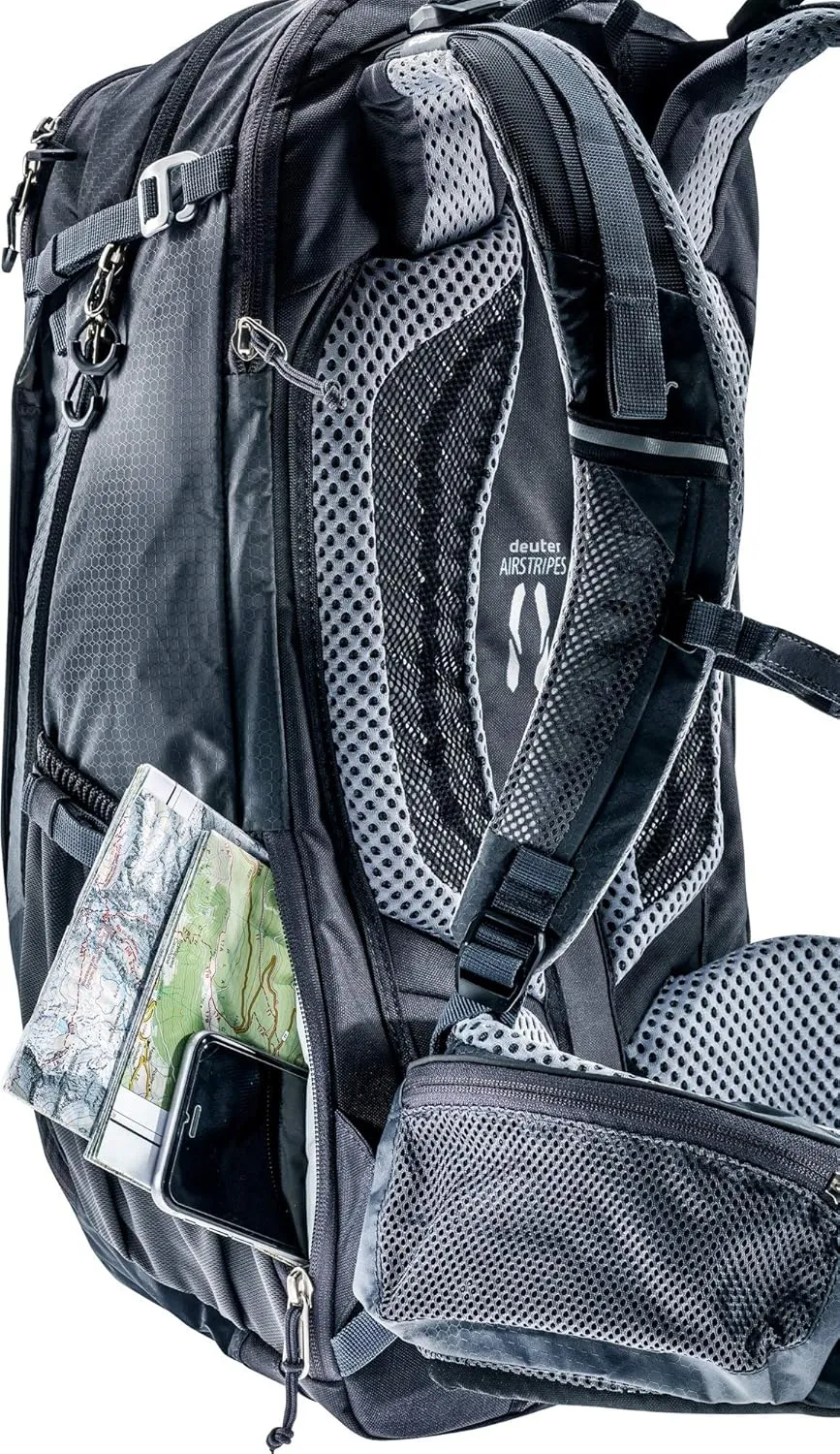 Deuter Unisex – Adult's Trans Alpine Pro 28 Bicycle Backpack, Black (Black Graphite), 28l