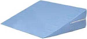 DMI Bed Wedge Pillow and Triangle Wedge with Elevated Incline for Neck Pain, Headaches, Reflux, Shoulders, Back Pain, Foot Support, Knee Pain or Restless Leg Syndrome, 24x24x10 inches, Blue