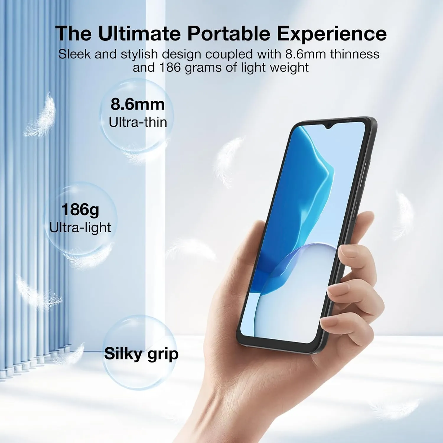 DOOGEE N55 Plus(2025) Android 14 Unlocked Phone with 20GB 128GB/TF 1TB, 6.56" 90Hz Octa-Core Unlocked Smartphones with 5150mAh, Dual Camera, Dual SIM 4G Mobile Phones with Face ID & OTG(Silver)