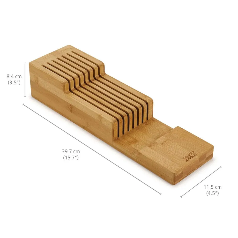 DrawerStore™ Bamboo Compact Knife Organiser