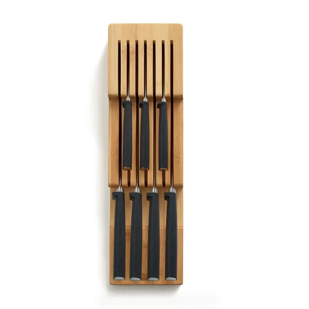 DrawerStore™ Bamboo Compact Knife Organiser