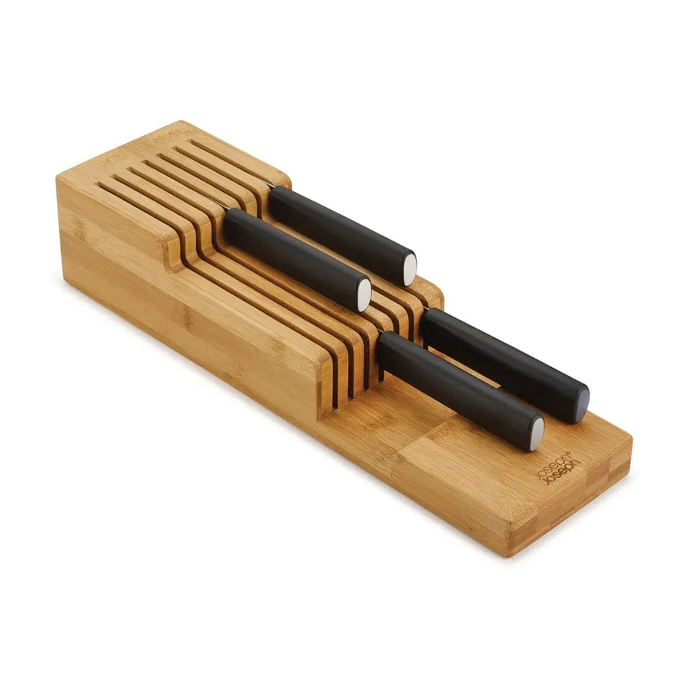 DrawerStore™ Bamboo Compact Knife Organiser