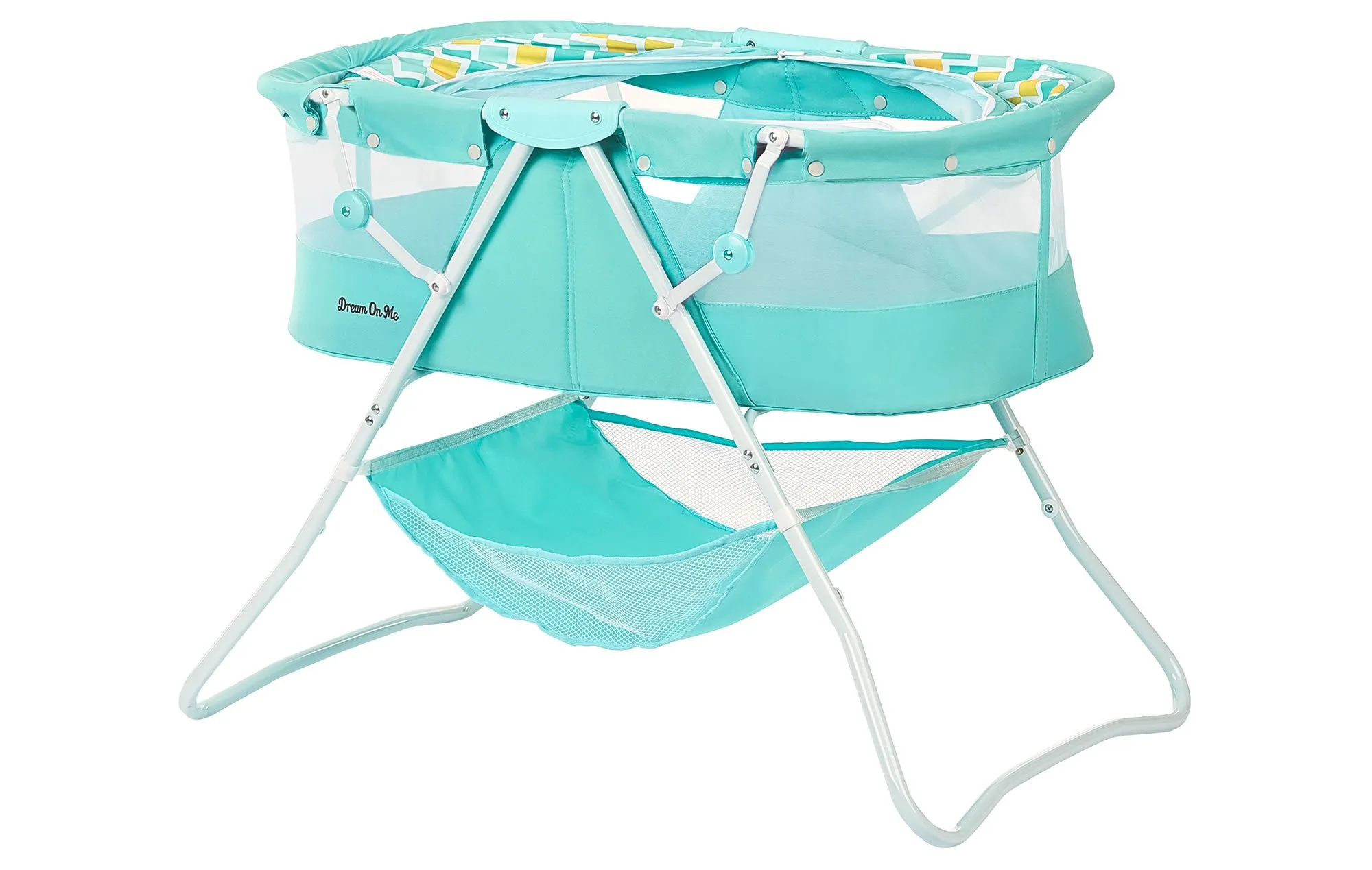 Dream on Me Karley Bassinet in Aque Blue