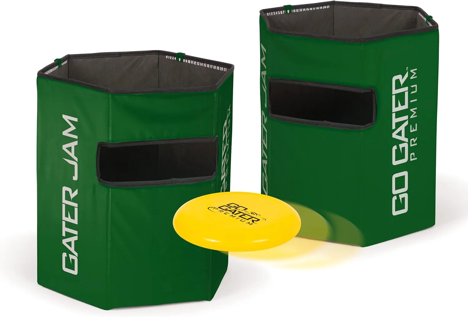 EastPoint Sports Go! Gater Folding Gater Jam Disc Toss Game - Outdoor Games Set with Frisbee Golf Disc and Collapsible Disc Golf Basket - Outdoor Frisbee Slam for Beach, Backyard or Tailgate