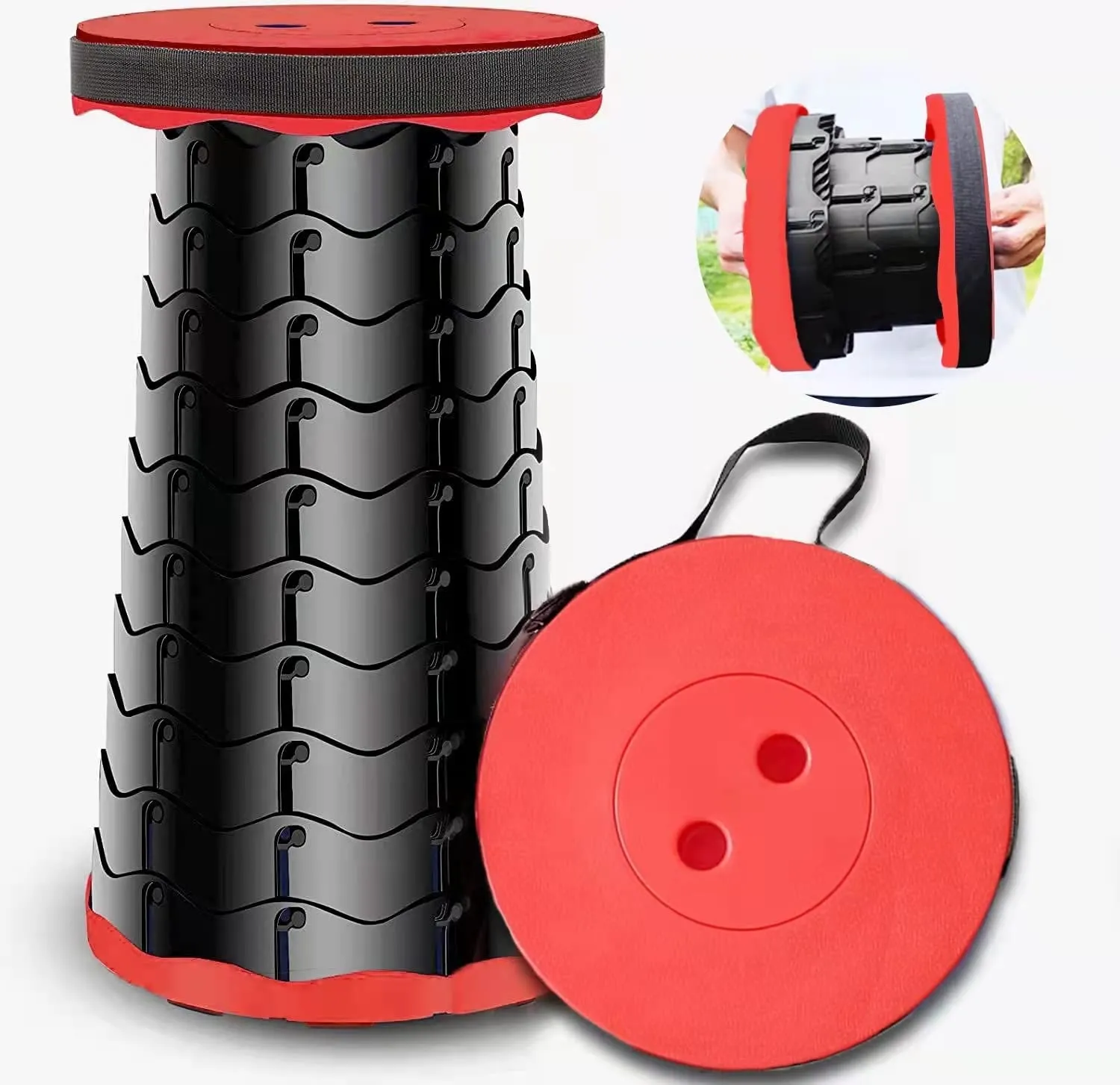 ElevatePro™ - Portable & Lightweight Telescopic Stool ( FREE bag)
