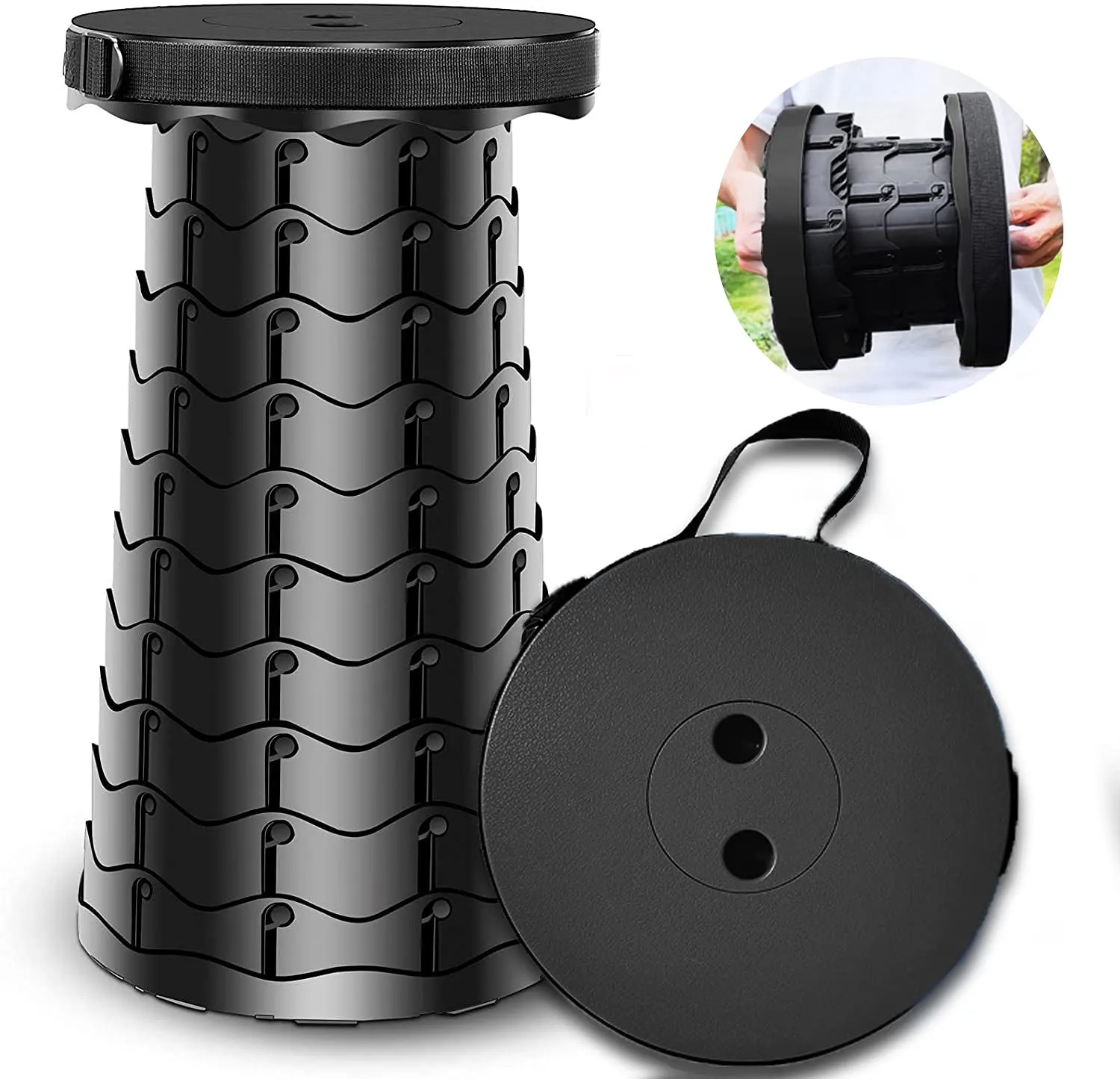 ElevatePro™ - Portable & Lightweight Telescopic Stool ( FREE bag)