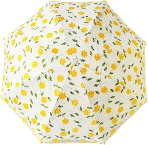 Embroidery Floral Lace Umbrella for Women/Girls, UV Umbrellas for Sun Protection,Folding Compact Umbrella,Portable Fancy Umbrella for Travel