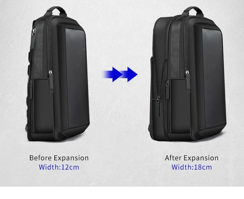 Enlarge Anti Theft Laptop Backpack with USB External Charge