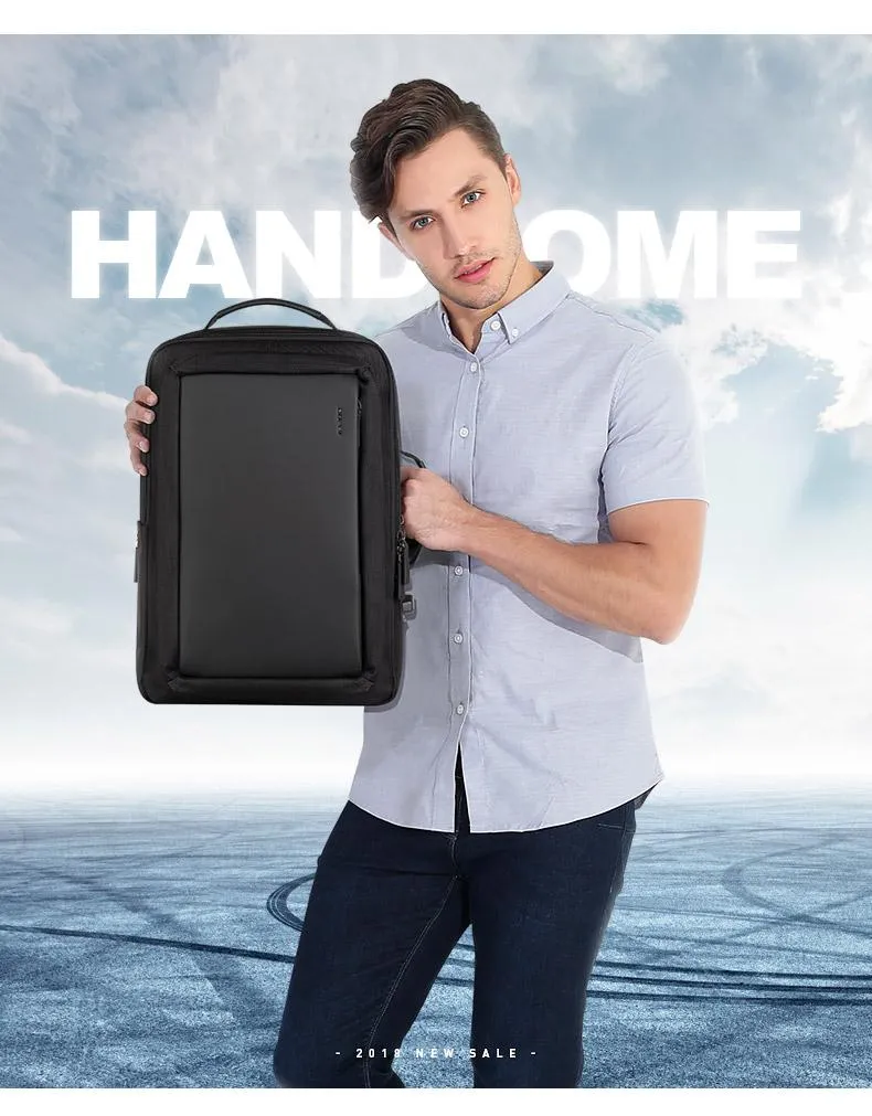 Enlarge Anti Theft Laptop Backpack with USB External Charge