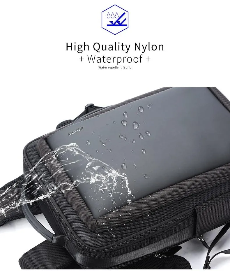 Enlarge Anti Theft Laptop Backpack with USB External Charge