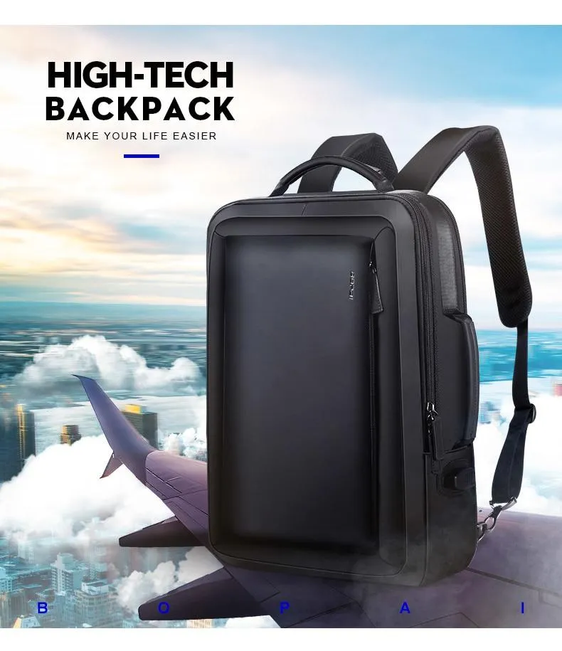 Enlarge Anti Theft Laptop Backpack with USB External Charge