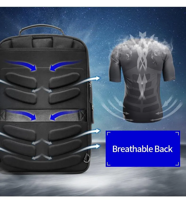 Enlarge Anti Theft Laptop Backpack with USB External Charge