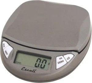 Escali Pico PR500S Precision Kitchen Food Scale for Baking and Cooking, Lightweight and Durable Design, LCD Digital Display, Lifetime ltd. Warranty, Metallic Small