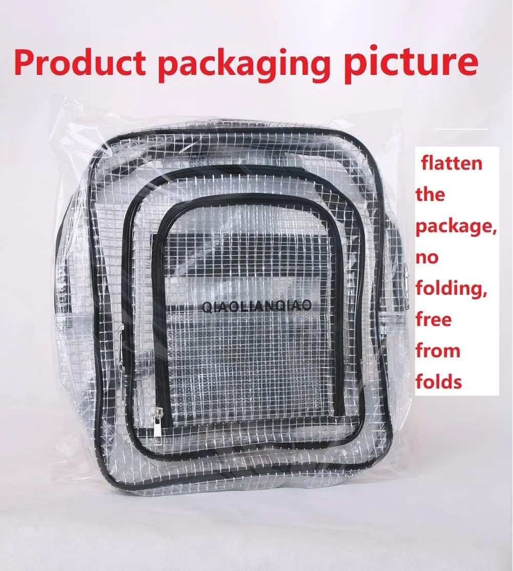 ESD 15.7inch 40cm*35cm*15cm anti-static clear pvc backpack,cleanroom engineer tool bag full cover pvc for put computer tool working in clean room 1PCS