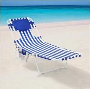 Face Down Beach Lounger Backpack, Portable Beach Chair