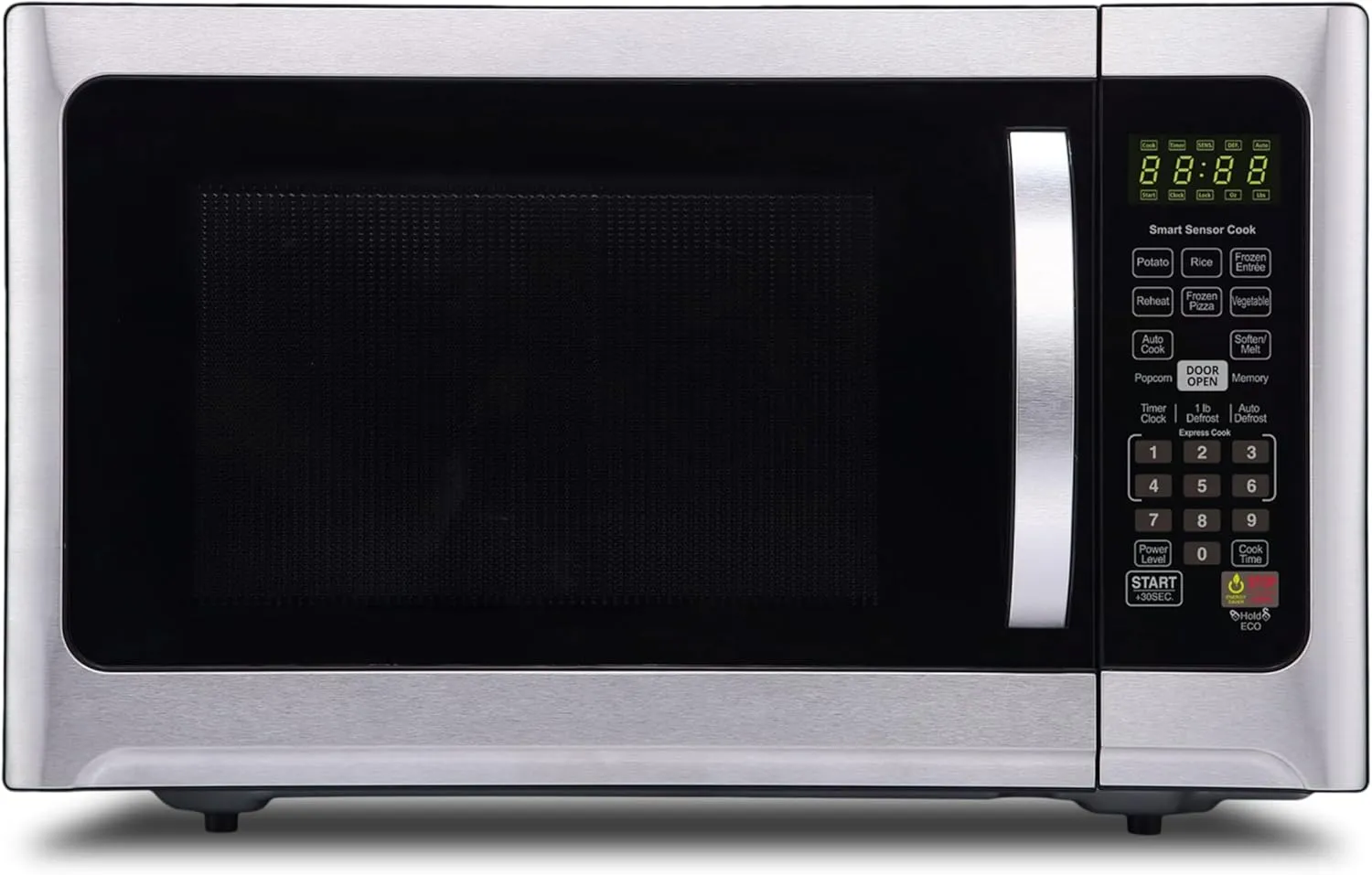 Farberware Countertop Microwave Oven with Sensor Cooking, 1.2 cu. Ft, Stainless Steel