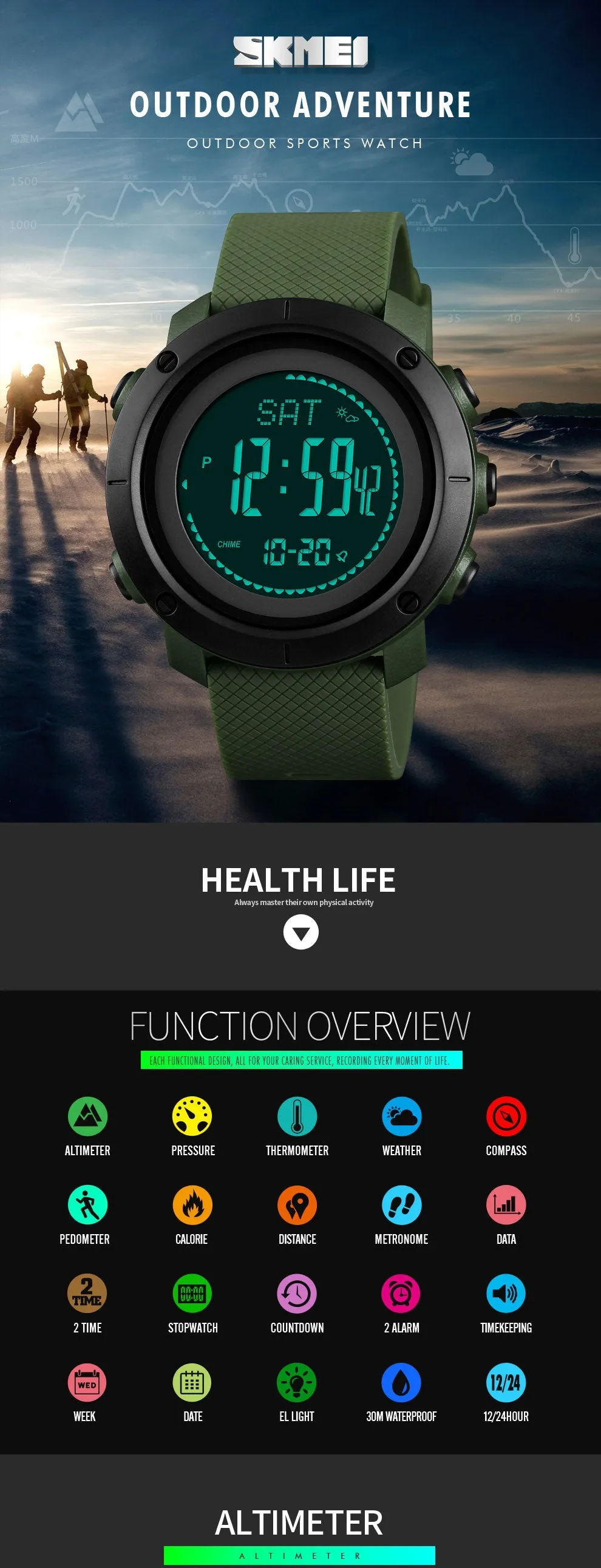 Fast-moving sale Digital Watch Customer favorite
