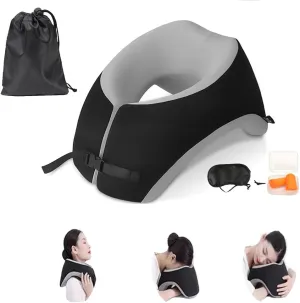 Fcare Breathe Easy Face Down Pillow, Desk Napping Pillow, Travel Head Neck Pillow, Best for Prone Face-Down Resting, or Contoured Post-Eye Surgery Support, for Sleeping,Airplanes, Car, Office,