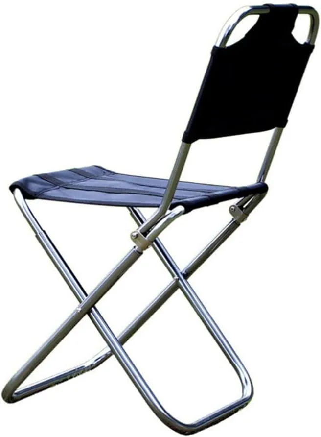 Fishing and Camping Chair Aluminum Alloy Foldable Stool Foot Rest Lightweight for Outdoor Activities