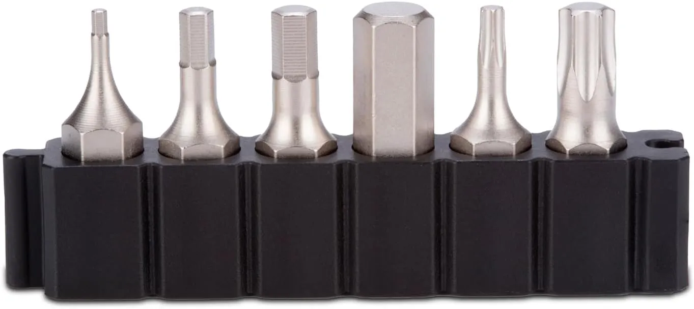 Fix It Sticks Shooting/Hunting 6-Bit Add-On Pack BITS-SA2-6P, Multi-Purpose Durable Corrosion-Resistant Compact Gunsmith General Maintenance Bit Set, Compatible with 1/4" Drivers, Holder Included