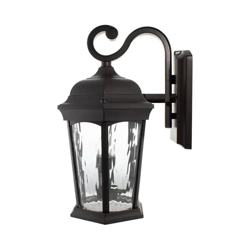 Flickering Flame Lantern, 12.5 Watt, 1200 Lumens, 3000K, Dusk-to-Dawn   Motion Sensor, 120V