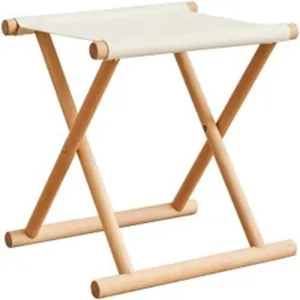 FLIPP Portable Outdoor Chair,Folding Stool,Fishing Chair,Household Small Mazar Stool,Soft Seat Bench(White,42cm)