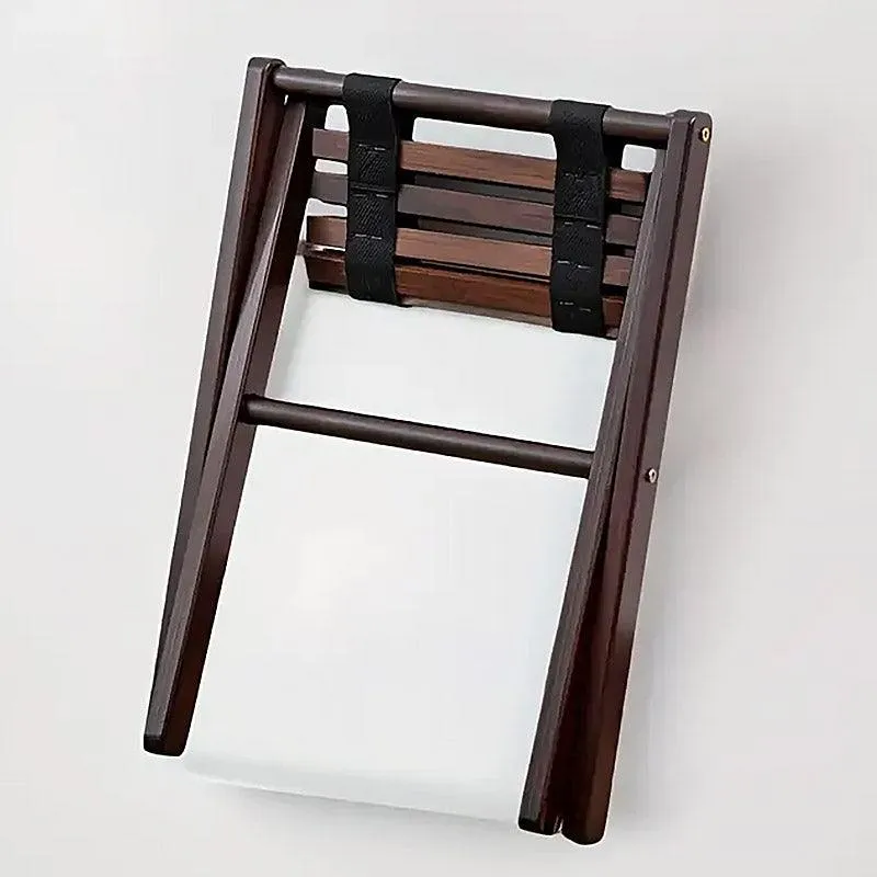 Foldable Bamboo Wooden Stool Small Portable Camping Fishing Seat Outdoor Bench