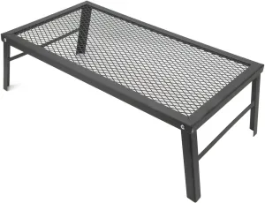 Folding Camp Grill Duty Iron Portable Camp Cooking Rack for Outdoor Barbecue This Portable Camp Cooking Rack Easy to and Transport Making