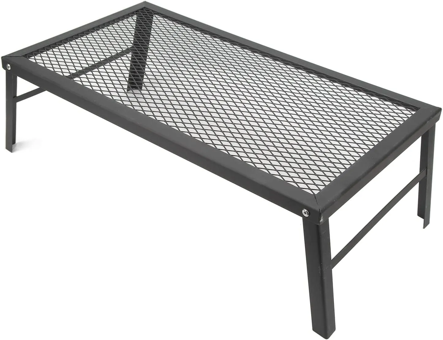 Folding Camp Grill Duty Iron Portable Camp Cooking Rack for Outdoor Barbecue This Portable Camp Cooking Rack Easy to and Transport Making