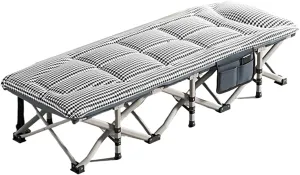 Folding Camping Cot for Adults with Mattress, Heavy Duty Sleeping Cot for Adults, Folded Bed for Camp Office Home(188 * 68 * 35cm/74 * 26.8 * 13.8in)