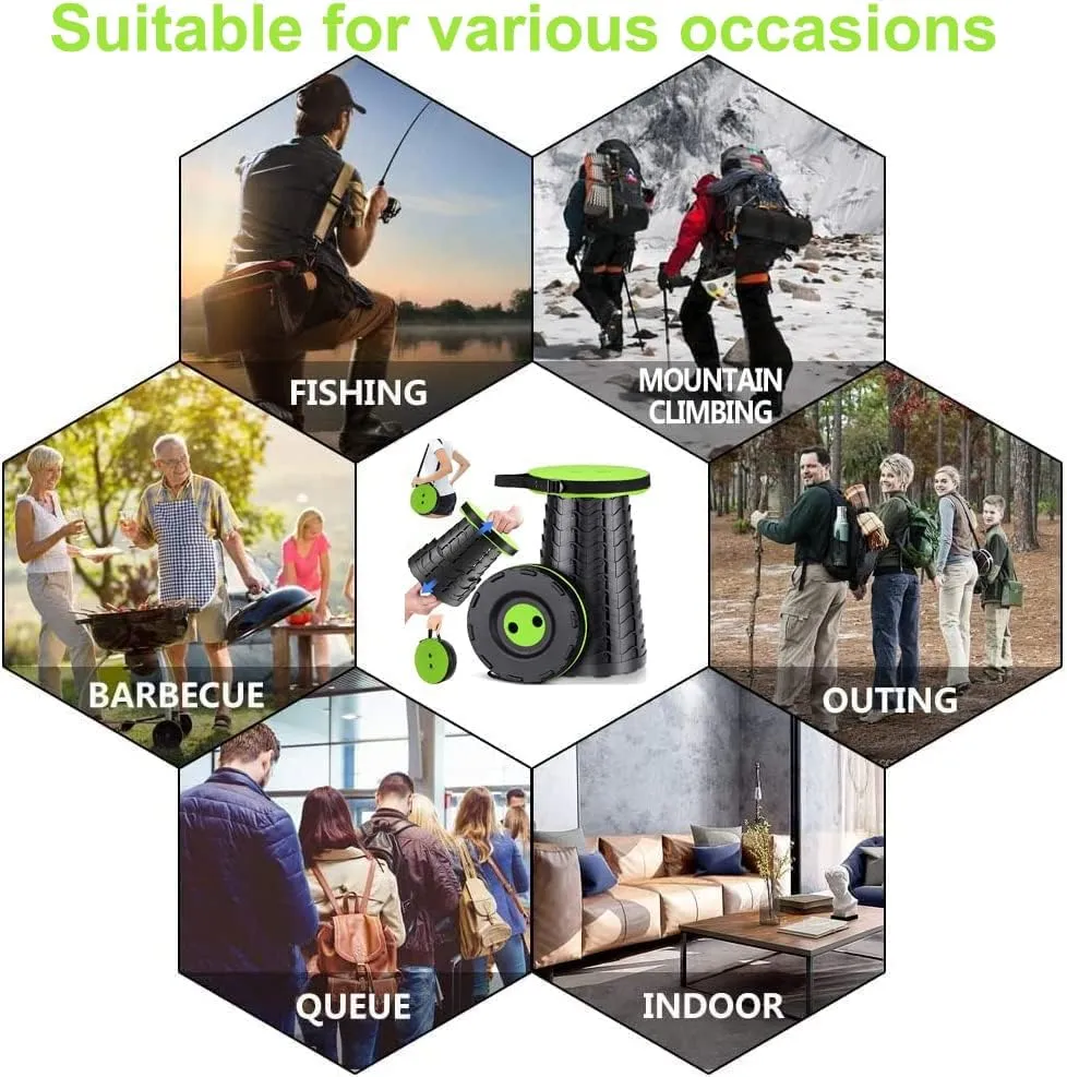 Folding Portable Stool Telescopic Chair