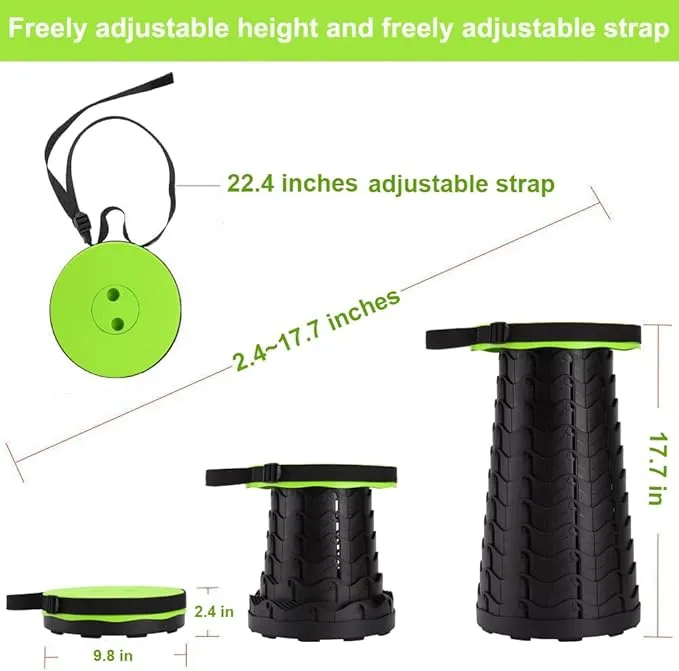 Folding Portable Stool Telescopic Chair