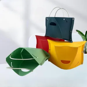 Folding Stool   Handbag Sketch Practice Outdoor Travel Camping Folding Stool Queue Portable Stool Ultra-Thin Stool Shopping Handbag Green (with Handle)