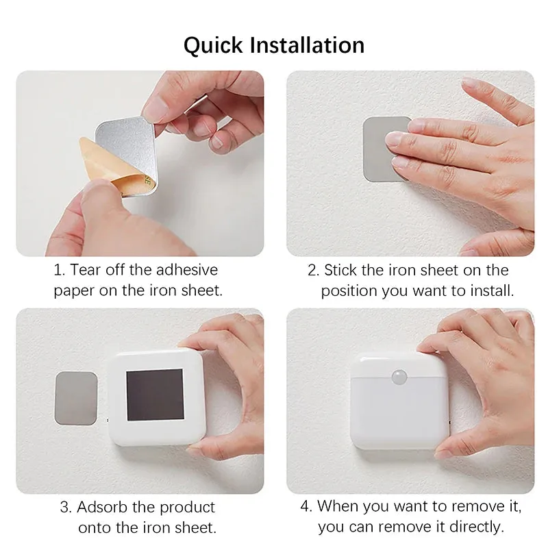 for LED Intelligent Wall VR-compatible Toilet Lamp, Sensor Wireless Motion Stairs Night Light, Rechargeable Lantern Kitchen Closet Human Camping Summer
