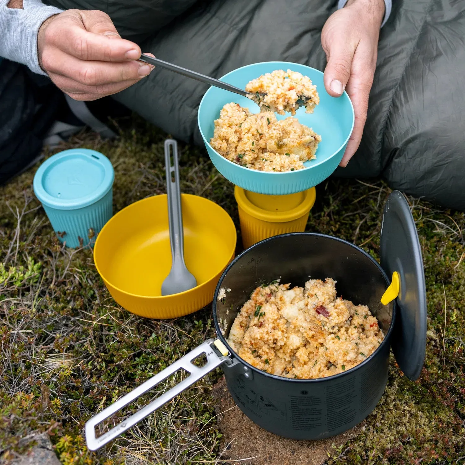 Frontier UL Cutlery Long Handle Set - [2 Piece] Grey