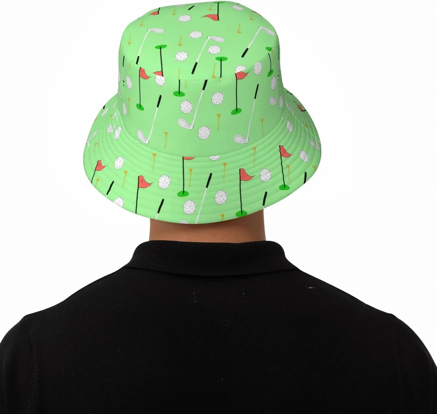 Funny Golf Sports Buckets Hats Travel Beach Sun Hat Packable Cap for Women and Men