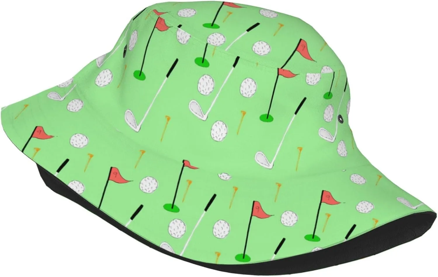 Funny Golf Sports Buckets Hats Travel Beach Sun Hat Packable Cap for Women and Men