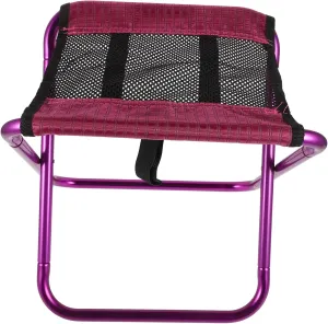 GANAZONO Oxford Fabric Camping Stool Portable Folding Chair Sturdy Construction Easy to Open Fold
