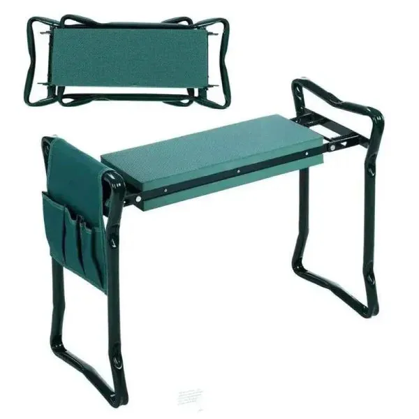 Garden Kneeling Stool Tool with Small Cloth Bag for Comfort and Support