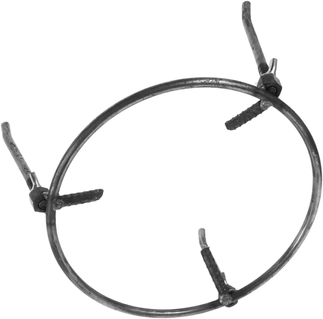 Garneck Outdoor Cooking Tripod for Campfire Durable Steel Bonfire Display Stand Wok Rack Hiking Gear