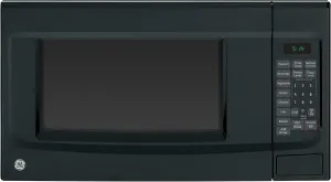 GE GCST14S1WBB Microwave Oven, 1,100-watt 7 Auto Cooking Settings, Child-Lock Technology, Kitchen Essentials for The Countertop, Dorm Room or Apartment, 1.4 Cu. Ft, Black