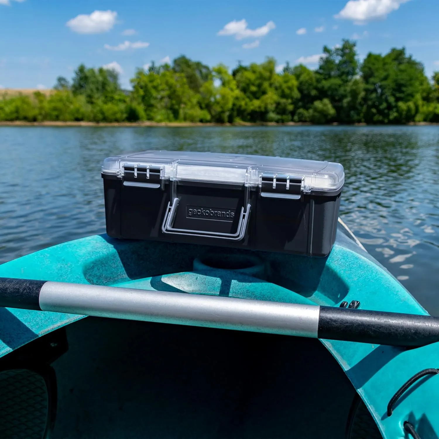 geckobrands Waterproof Dry Box with Silicone Liner – Durable, Dust-Proof, Crush-Proof Storage for Electronics and Gear