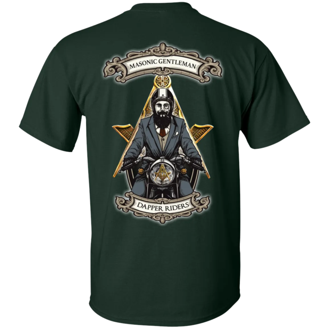 Gentlemen Rider Freemason Square & Compass Symbol
