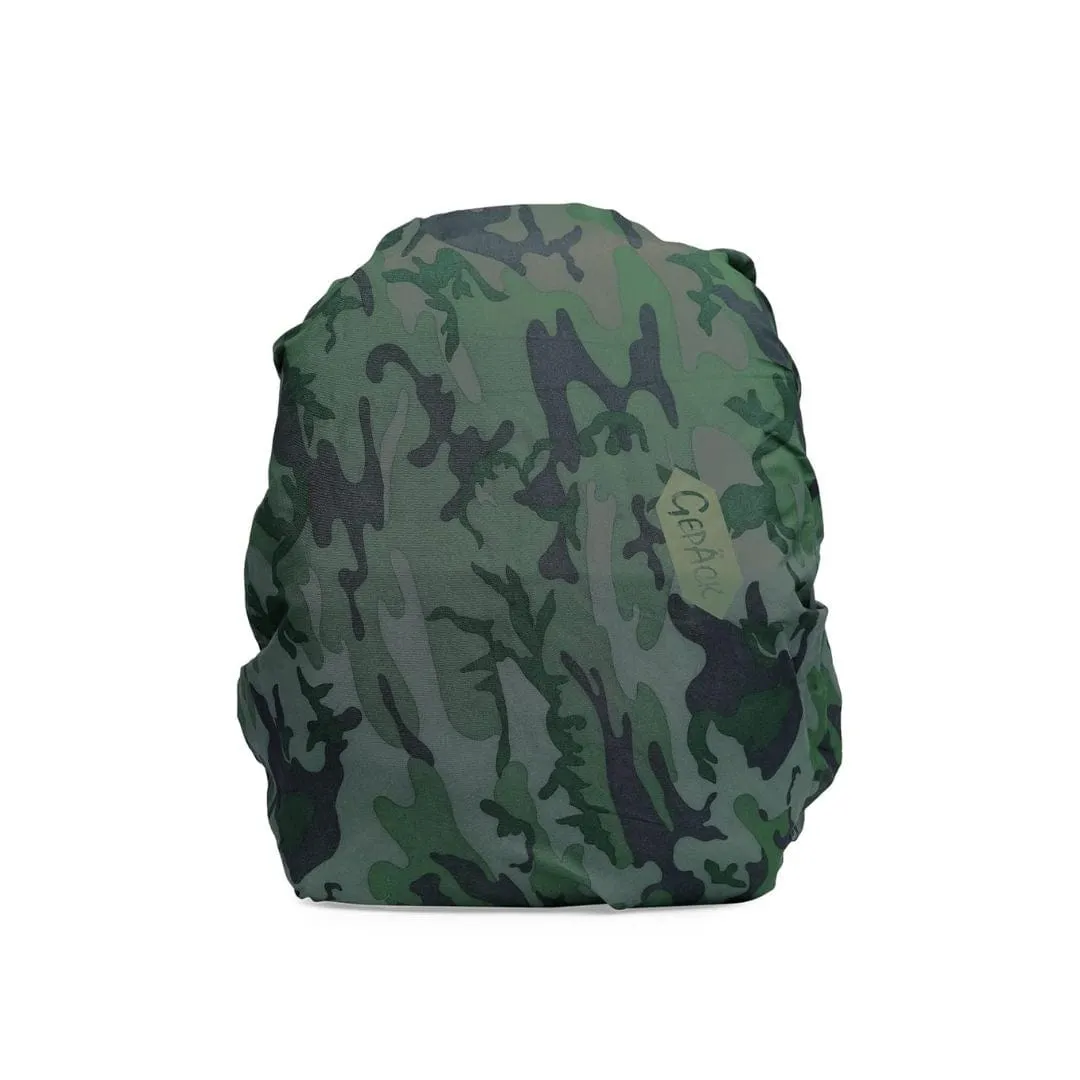GEPACK Polyester Waterproof Cover for Backpack Adjustable Rucksake Bag Cover  35 LTR)