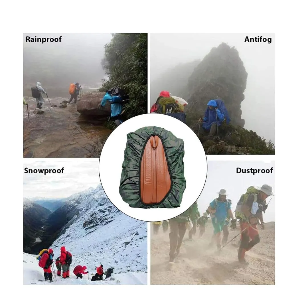 GEPACK Polyester Waterproof Cover for Backpack Adjustable Rucksake Bag Cover  35 LTR)