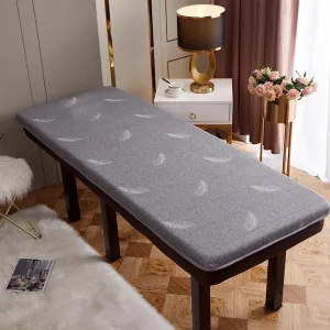 Gray(s),190 * 80cm, Memory Foam Massage Bed Mattress Topper Without Hole Thicken 6Cm Spa Bed Pad Customisable Non-Slip Soft Lash Bed Cushion with Elastic Band for Beauty Salon Bed